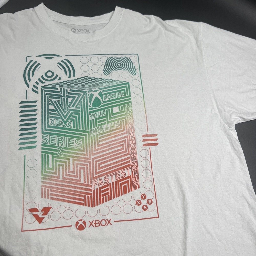 Xbox Series X Most Powerful Mens 2XL T-Shirt Ripple Junction White